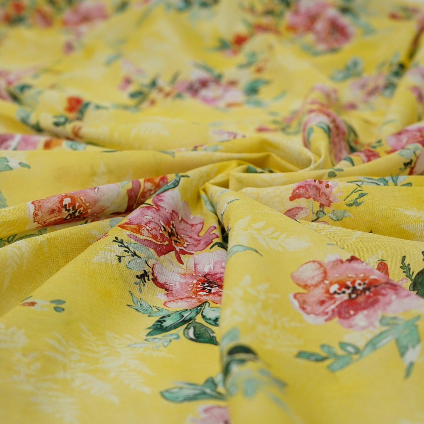 SUMMER BLOOM YELLOW - 1 PC UNSTITCHED